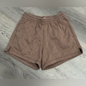 NEW Abercrombie & Fitch Soft A&F Collection Quilted Sweat Shorts Womens Size S
